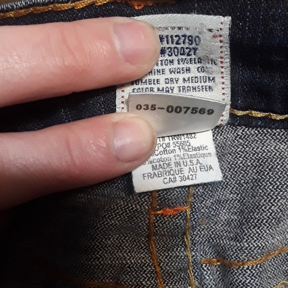 Womens True Religion "Kate" capris, size 26 - Picture 7 of 8